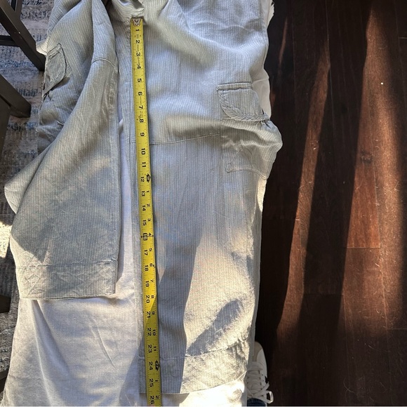 Patagonia Women’s Hemp Cargo Cropped Pants Gray Size 10 Button Fly Utility - Picture 14 of 15